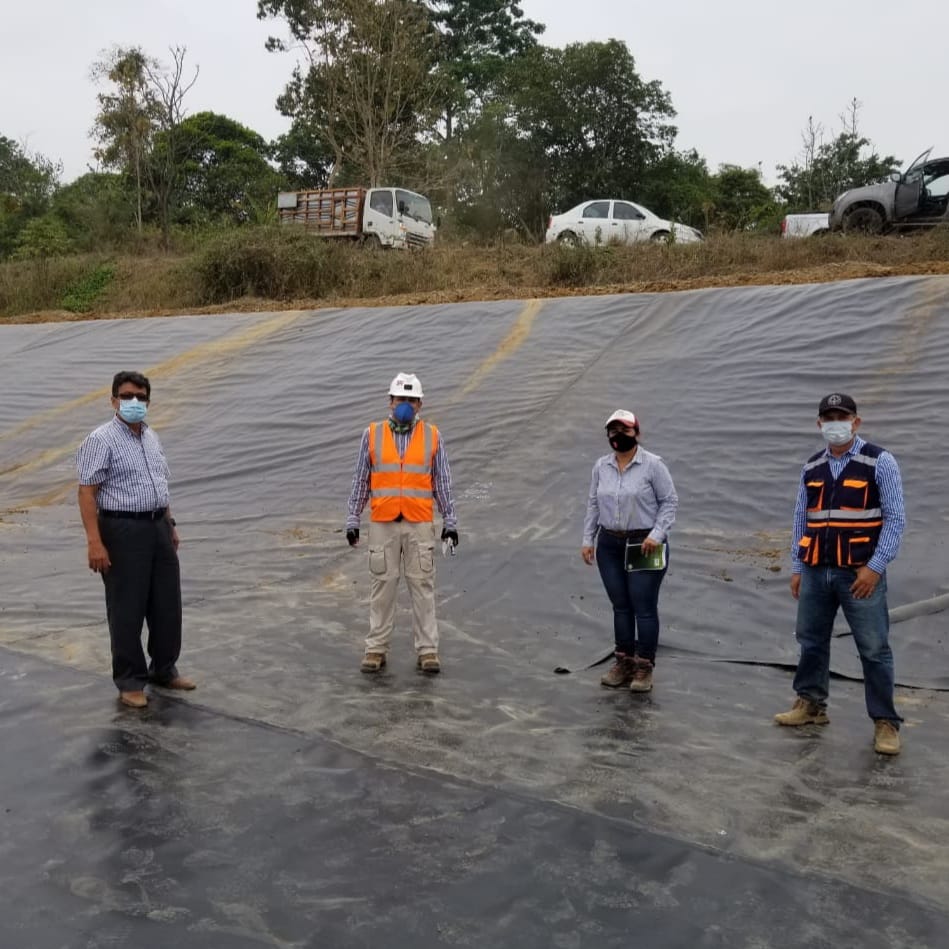 INSPECCIÓN TÉCNICA DEL AVANCE DE OBRA DONDE SE CONSTRUIRÁ EL ALCANTARILLADO SANITARIO DE QUEVEDO.
