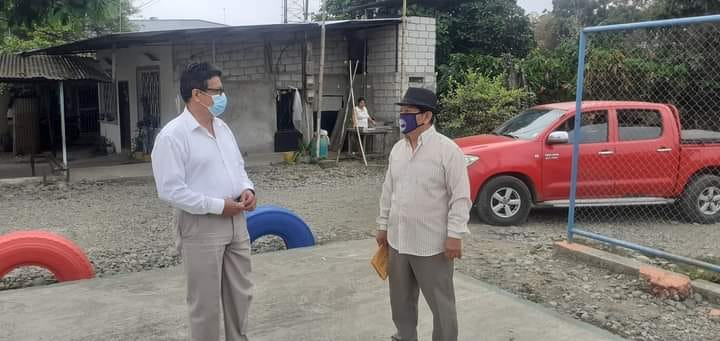 EL ING. NARCISO YONFÁ SE REUNIÓ CON EL DIRIGENTE DE LA CIMA SEÑOR CARLOS TUMBACO.