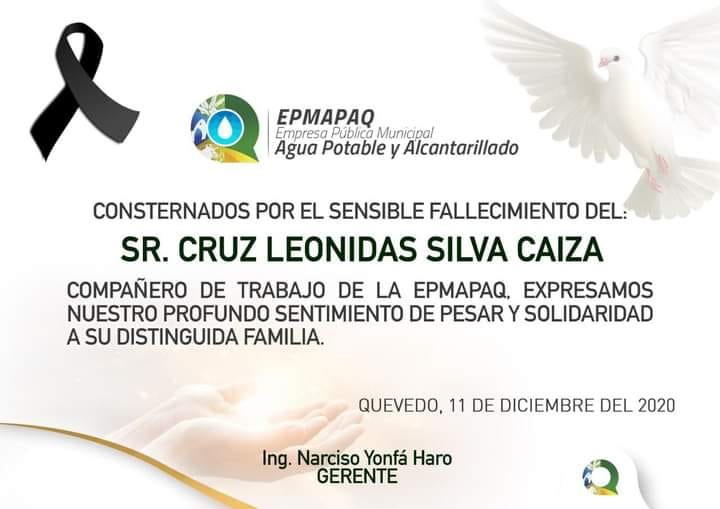 NOTA DE CONDOLENCIA