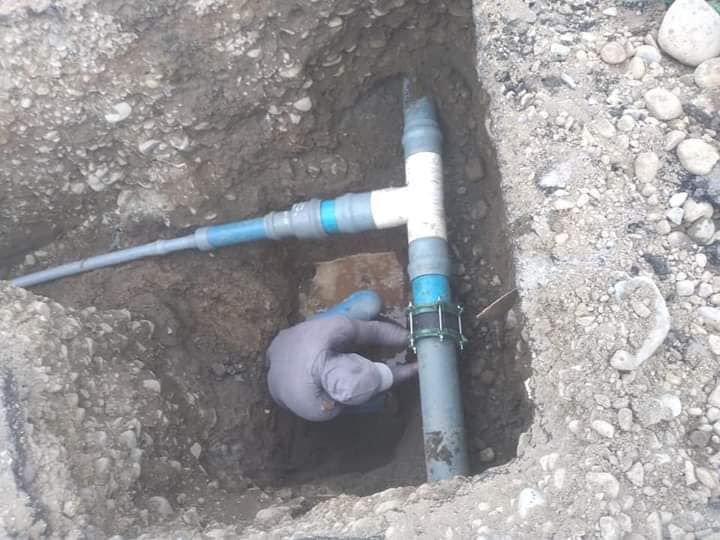 SE ESTÁ HACIENDO EXTENSIONES DE REDES DE AGUA POTABLE EN EL SECTOR LA VIRGINIA.
