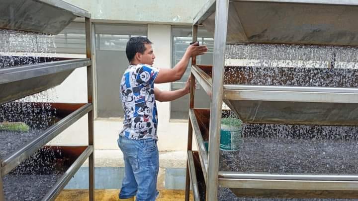 MANTENIMIENTO DE TORRES DE AIREACIÓN EN LA PLANTA DE TRATAMIENTOS DE AGUA SUBTERRÁNEAS.
