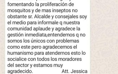 REPARACIÓN DE FUGA DE AGUA EN EL SECTOR LAS LUCES DE NUEVO AMANECER