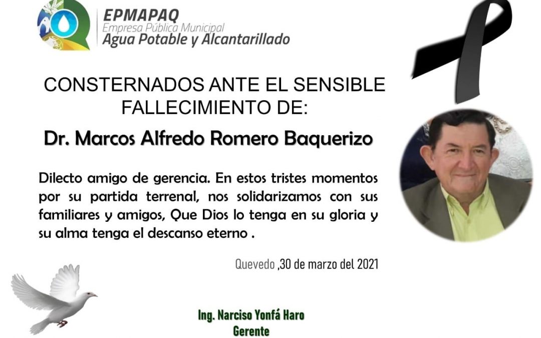 NOTA DE CONDOLENCIA