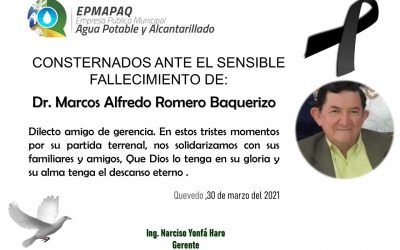 NOTA DE CONDOLENCIA