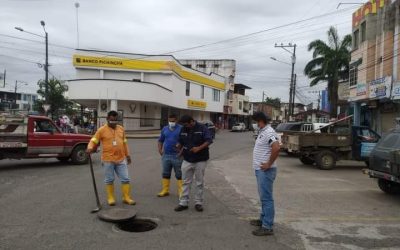 INSPECCIONADO EL FUNCIONAMIENTO DEL ALCANTARILLADO SANITARIO DEL SAN CAMILO.