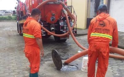 LIMPIEZA DE ALCANTARILLADO SANITARIO CON HIDROCLEANER
