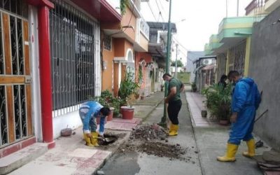 REPARACIÓN DE TRAMO EN COLECTOR TERCIARIO.