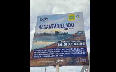 EL GERENTE DE LA EPMAPAQ RECORRIÓ JUNTO AL ALCALDE DE QUEVEDO, ALGUNOS LUGARES DEL SISTEMA DE ALCANTARILLADO SANITARIO INTEGRAL PARA QUEVEDO.