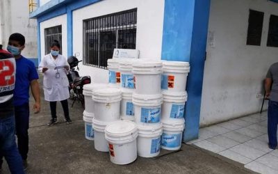RECIBIMIENTO DE INSUMO PARA POTABILIZAR EL AGUA POTABLE.