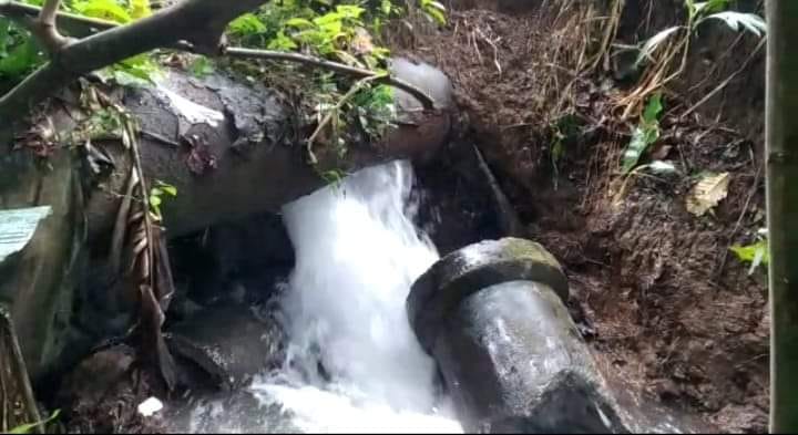 POR ROTURA DE TUBERÍA PRINCIPAL NO HABRÁ AGUA TEMPORALMENTE EN LAS PARROQUIAS SAN CAMILO Y SAN CRISTÓBAL.