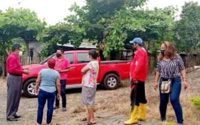 SOCIALIZACIÓN DE PROYECTO DE AGUA POTABLE EN LA LOTIZACIÓN JORGE CASTRO.