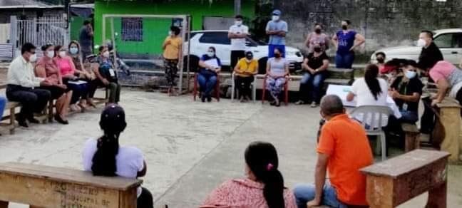 SE REALIZÓ MESA DE DIÁLOGO EN LA FABELA