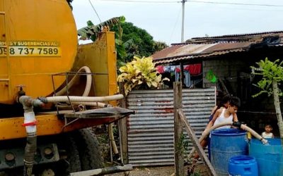 SE CONTINÚA ENTREGANDO AGUA EN TANQUERO A LA ESTACIÓN DE BOMBEO DE SELVA ALEGRE