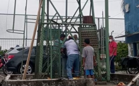 REPARACIÓN DE BOMBA EN EL SECTOR VIRGINIA DE LA PARROQUIA EL GUAYACÁN.