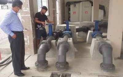 PRINCIPAL DE LA EPMAPAQ SUPERVISA FUNCIONABILIDAD Y OPERATIVIDAD DE LA ESTACIÓN DE BOMBEO No 4 EN SAN CAMILO.