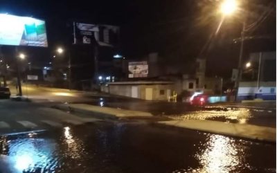 AFECTACIÓN DE UN PUNTO DE LA INTERCONEXION PROVOCÓ FUGA DE AGUA.