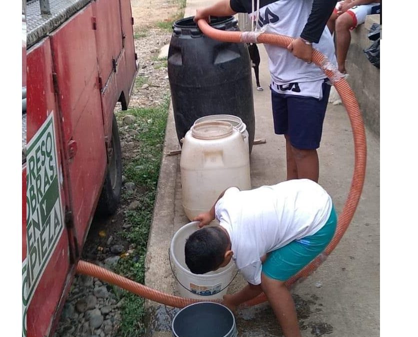 SE CONTINÚA ENTREGANDO AGUA EN LA FABELA Y BALDRAMINA MIENTRAS DURE TRABAJOS DE MANTENIMIENTO.