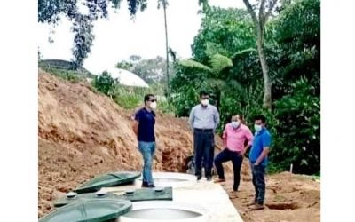 GERENTE DE LA EPMAPAQ VISITA PLANTA COMPACTA DE TRATAMIENTO DE AGUAS RESIDUALES EN LA CIUDAD DE SANTO DOMINGO.