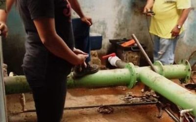 SE REALIZA MANTENIMIENTO AL POZO No 1 DE LA PARROQUIA LA ESPERANZA.