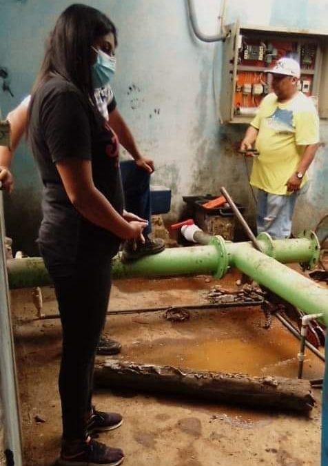SE REALIZA MANTENIMIENTO AL POZO No 1 DE LA PARROQUIA LA ESPERANZA.