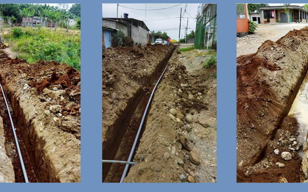 LA EPMAPAQ REALIZA EXTENSIÓN DE REDES DE AGUA POTABLE EN LA CIUDAD DEL NORTE.