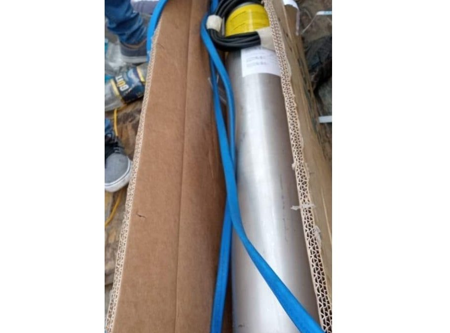 LLEGÓ MOTOR PARA SER INSTALADO HOY EN EL POZO PROFUNDO No 2 DE LA ESPERANZA.