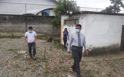 VISITA DEL GERENTE DE LA EPMAPAQ A LA ESTACIÓN DE BOMBEO No 1 DE LA ESPERANZA.