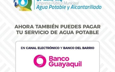 AHORA PUEDES PAGA TUS SERVICIOS EN EL BANCO DE GUAYAQUIL.
