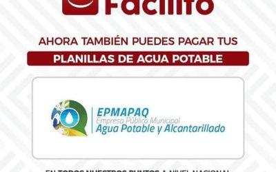 AHORA TAMBIÉN PAGA TU PLANILLA DE AGUA EN LA RED FACILITO.