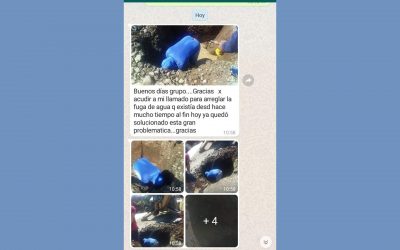 QUEDA REPARADA FUGA DE AGUA EN EL SECTOR PAQUISHA .
