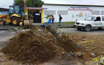 LA EPMAPAQ REALIZÓ CAMBIO DE GUÍA DOMICILIARIA Y REPARACIÓN DE FUGA DE AGUA EN CENTRO DE EDUCACIÓN INICIAL.