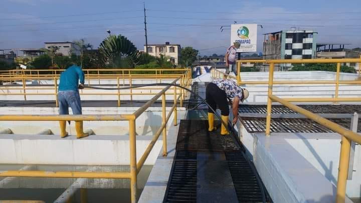 PLANTA DE TRATAMIENTO DE AGUA POTABLE RECIBE MANTENIMIENTO INTEGRAL.