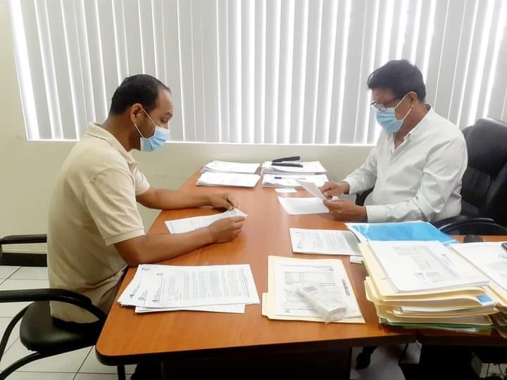 REUNIÓN DE TRABAJO CON EL CONTADOR DE LA EPMAPAQ.