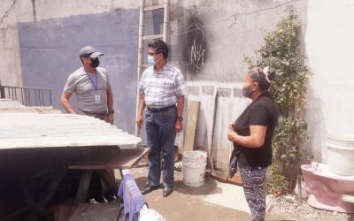 EL GERENTE DE LA EPMAPAQ CONSTATA INSTALACIÓN DE GUÍA DOMICILIARIA.
