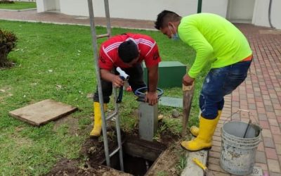MANTENIMIENTO A LA ESTACIÓN DE BOMBEO DE ALCANTARILLADO SANITARIO EN EL GUAYACÁN.