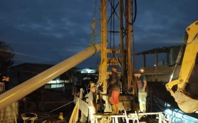 CONTINÚAN LOS TRABAJOS EN EL NUEVO POZO DE SAN CARLOS.
