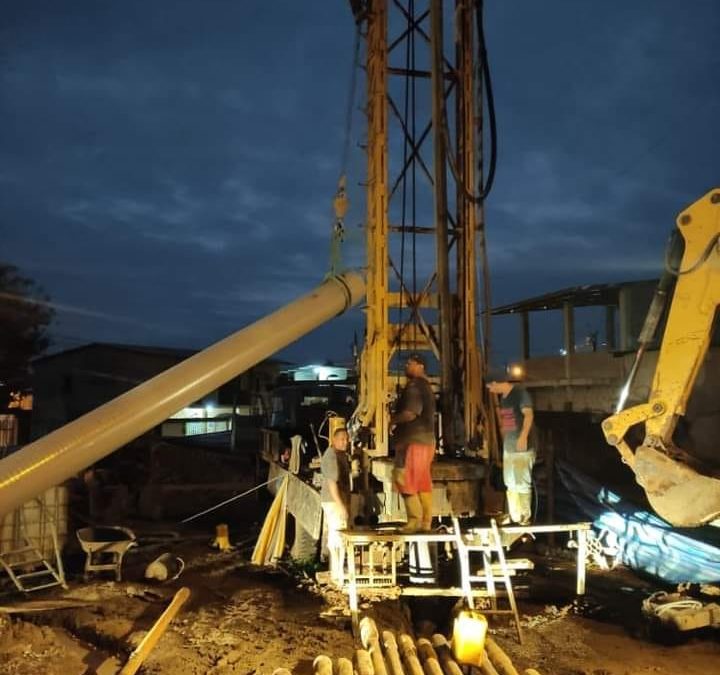 CONTINÚAN LOS TRABAJOS EN EL NUEVO POZO DE SAN CARLOS.