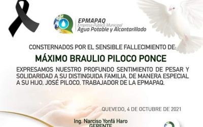 NOTA DE CONDOLENCIA.