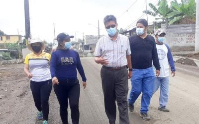 GERENTE DE LA EPMAPAQ COORDINA TRABAJOS DEL SISTEMA DE AGUA POTABLE CON DIRIGENTES DEL SECTOR CIUDAD DEL NORTE.