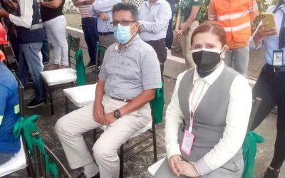 EL GERENTE DE LA EPMAPAQ Y SU COMITIVA ESTUVO PRESENTE EN EL ACTO DE INICIO DE LA OBRA DENOMINADA «CONSTRUCCIÓN DEL PUENTE A DESNIVEL EN LA AVENIDA WALTER ANDRADE».
