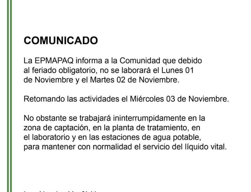 COMUNICADO