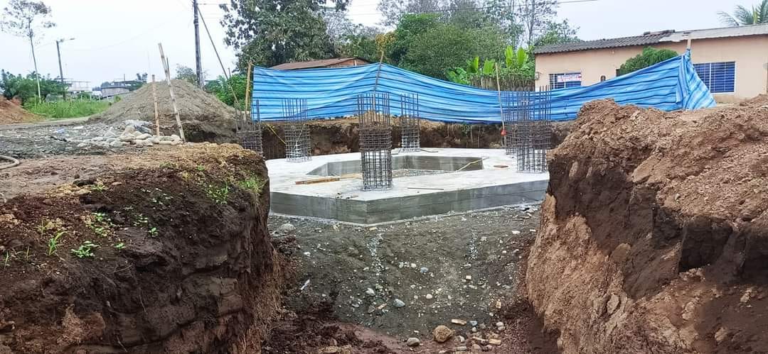 YA ESTÁ LA CIMENTACIÓN PARA EL TANQUE ELEVADO DEL NUEVO POZO PROFUNDO DE SAN CARLOS.