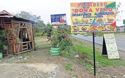 GERENTE DE LA EPMAPAQ NOTIFICA SOBRE NORMA AMBIENTAL A PROPIETARIA DE RESTAURANTE