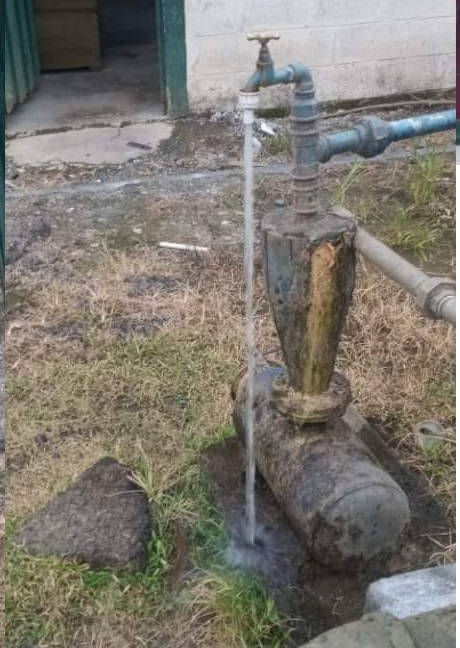 SE NORMALIZA EL SERVICIO DE AGUA POTABLE EN LA BALDRAMINA Y SECTORES ALEDAÑOS.