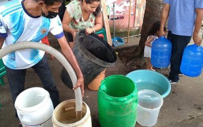 LA BALDRAMINA Y SECTORES ALEDAÑOS RECIBEN AGUA A TRAVÉS DEL TANQUERO MUNICIPAL POR TRABAJOS DE MANTENIMIENTO EN SU POZO PROFUNDO.