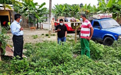 GERENTE DE LA EPMAPAQ VISITA SECTOR GEO FERNÁNDEZ PARA ATENDER PETICIÓN DE CONSTRUCCIÓN DE UN POZO PROFUNDO EN ESTE SECTOR.