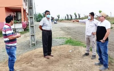 GERENTE DE LA EPMAPAQ SUPERVISA TRABAJOS DE CONSTRUCCIÓN DEL NUEVO POZO PROFUNDO EN SAN CARLOS .