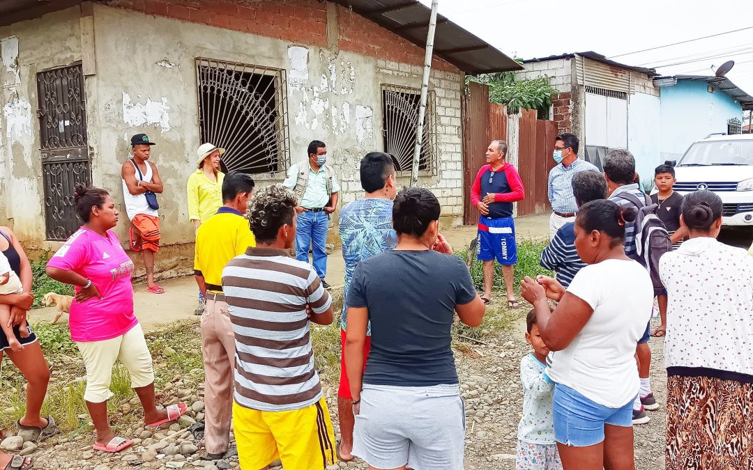 SE SOCIALIZA OBRA DE MEJORAMIENTO DE CALLE  PARA EL SECTOR 21 DE ENERO