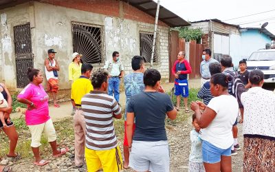 SE SOCIALIZA OBRA DE MEJORAMIENTO DE CALLE PARA EL SECTOR 21 DE ENERO