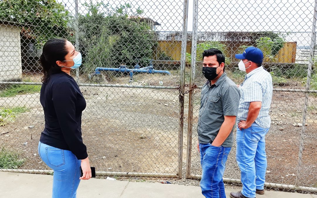 TÉCNICA DEL BDE LLEGÓ A QUEVEDO PARA. REALIZAR RECORRIDO QUE NOS PERMITE AVANZAR EN EL CRÉDITO PARA LA PLANTA DE TRATAMIENTO DE AGUA POTABLE PARA SAN CAMILO Y SAN CRISTÓBAL Y PARA LA REPOTENCIACIÓN DEL SISTEMA DE AGUA POTABLE DE QUEVEDO